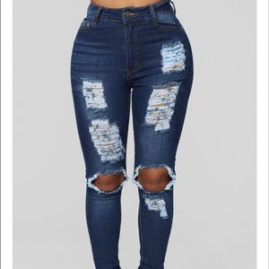 Fashion Nova Distressed Jeans - 15